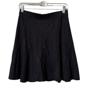 Horny Toad Women Skirt Size XS Organic Cotton Blend Black Stretch Skater‎ Mini